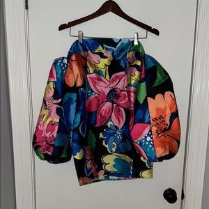 Kelsi’s- Floral Off-Shoulder dress- size medium